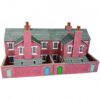 PO276 Low Relief Terraced House Backs (Red Brick)