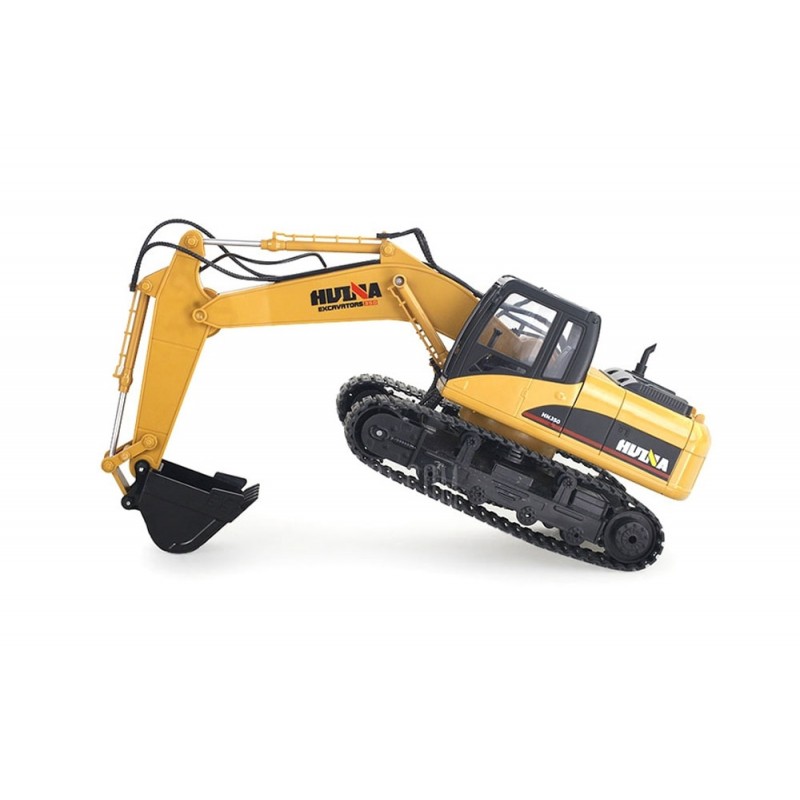 images HUINA 1/14TH SCALE RC EXCAVATOR 2.4G 15CH W/DIE CAST BUCKET