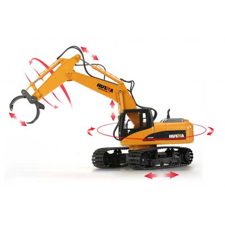images HUINA 1/14TH SCALE RC TIMBER GRAB 2.4G 15CH W/DIE