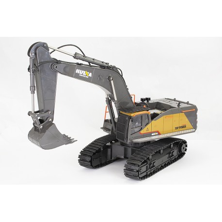 images HUINA 1/14TH RC EXCAVATOR 2.4G 22CH W/DIE CAST BUCKET