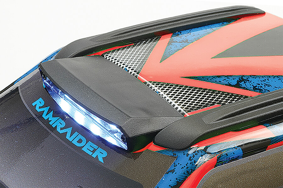Ftx Rc Cars FTX Ramraider 1:10 Brushless Monster Truck – Red/Blue – Modellers Corner