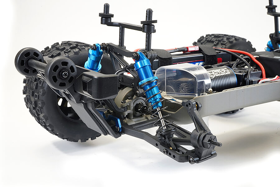 Ftx Rc Cars FTX Ramraider 1:10 Brushless Monster Truck – Red/Blue – Modellers Corner