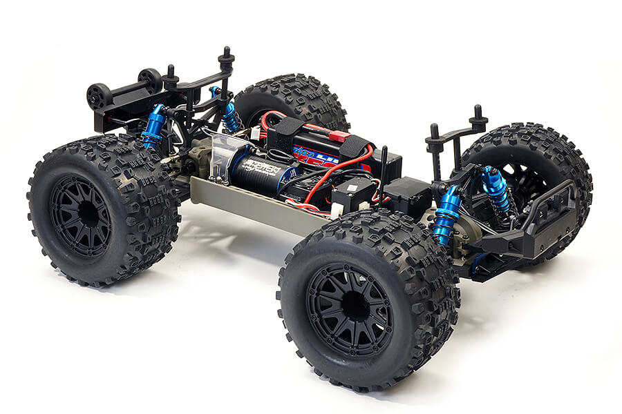Ftx Rc Cars FTX Ramraider 1:10 Brushless Monster Truck – Red/Blue – Modellers Corner